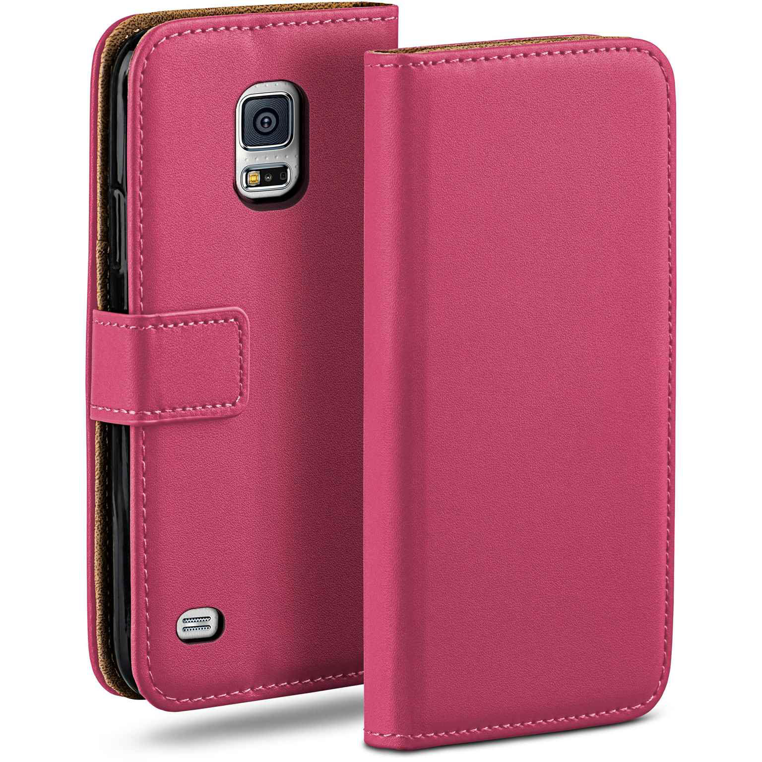 moex Book Case für Samsung Galaxy S5 Mini Klapphülle mit Kartenfach – Weiteres Produktbild 1 moex Book Case für Samsung Galaxy S5 Mini Klapphülle mit Kartenfach – Weiteres Produktbild 1
