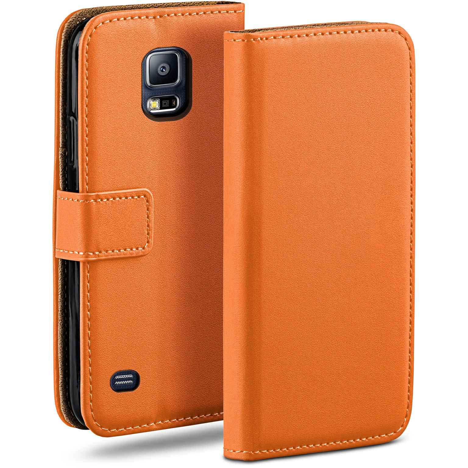 moex Book Case für Samsung Galaxy S5 Klapphülle mit Kartenfach – Weiteres Produktbild 1