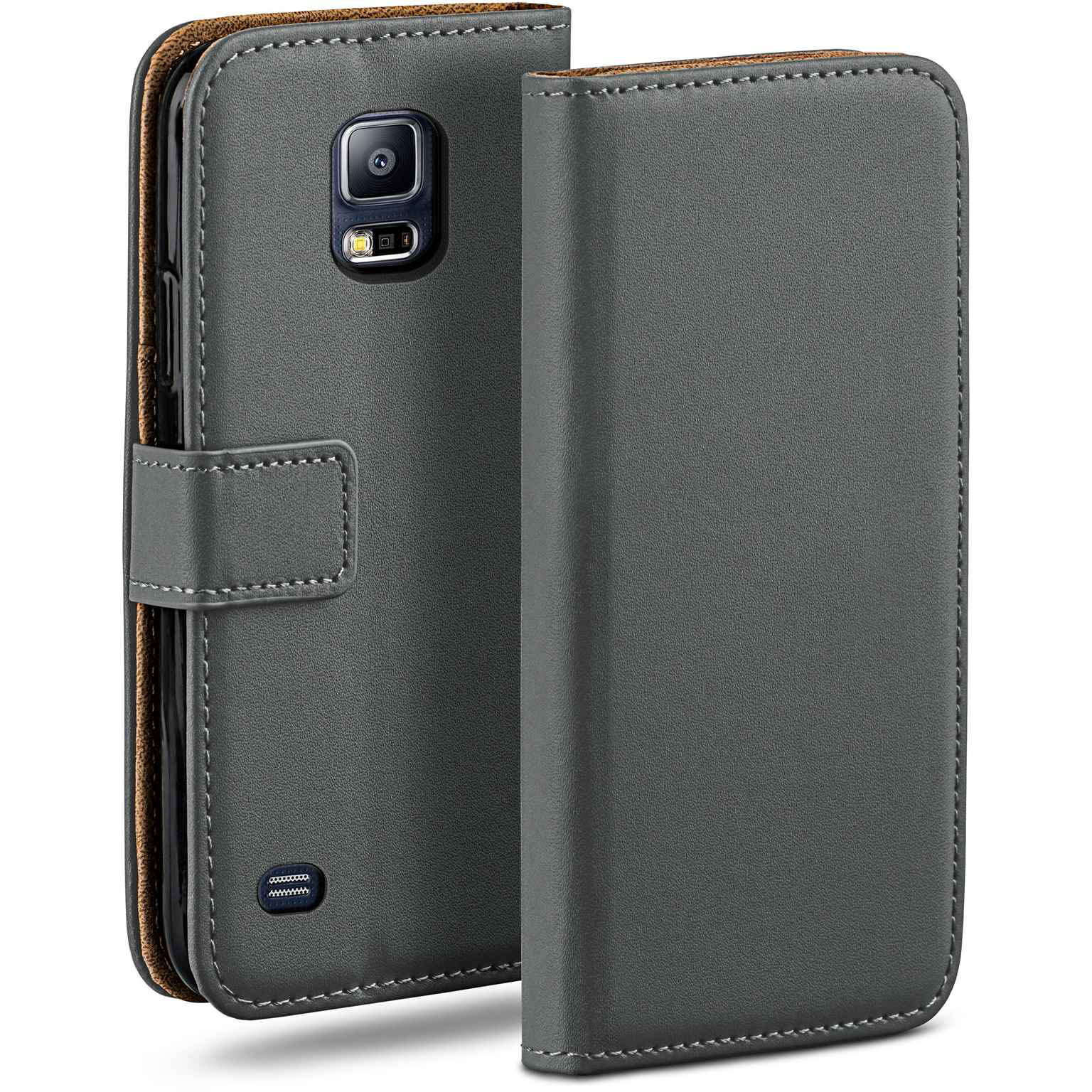 moex Book Case für Samsung Galaxy S5 Neo Klapphülle mit Kartenfach – Weiteres Produktbild 1 moex Book Case für Samsung Galaxy S5 Neo Klapphülle mit Kartenfach – Weiteres Produktbild 1