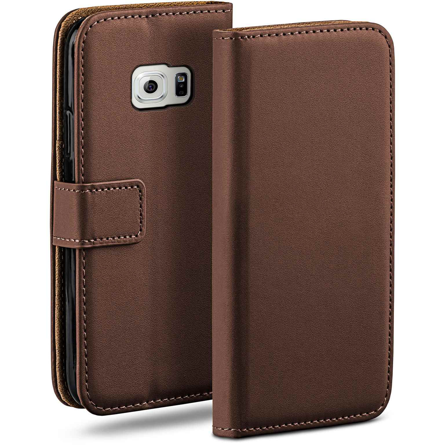 moex Book Case für Samsung Galaxy S6 Klapphülle mit Kartenfach – Weiteres Produktbild 1 moex Book Case für Samsung Galaxy S6 Klapphülle mit Kartenfach – Weiteres Produktbild 1