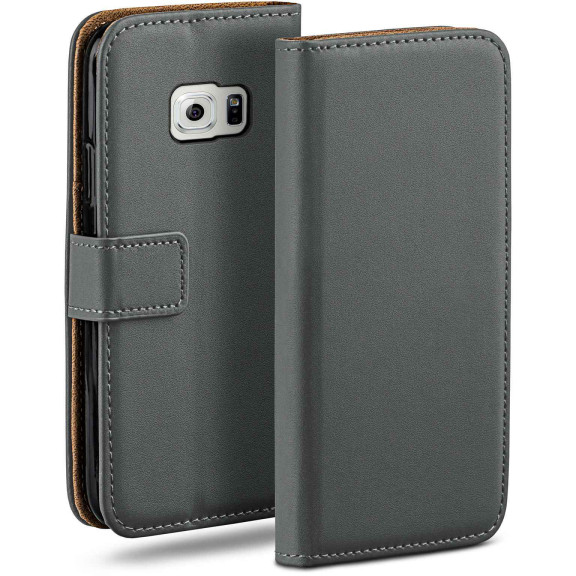 moex Book Case für Samsung Galaxy S6 Klapphülle mit Kartenfach – Weiteres Produktbild 1 moex Book Case für Samsung Galaxy S6 Klapphülle mit Kartenfach – Weiteres Produktbild 1