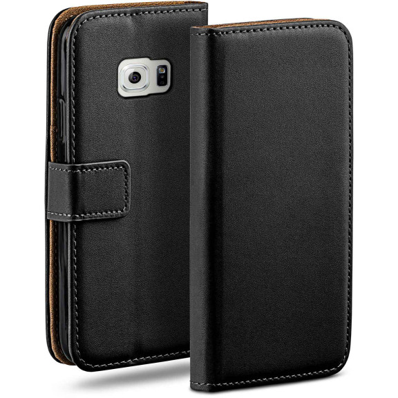 moex Book Case für Samsung Galaxy S6 Klapphülle mit Kartenfach – Weiteres Produktbild 1