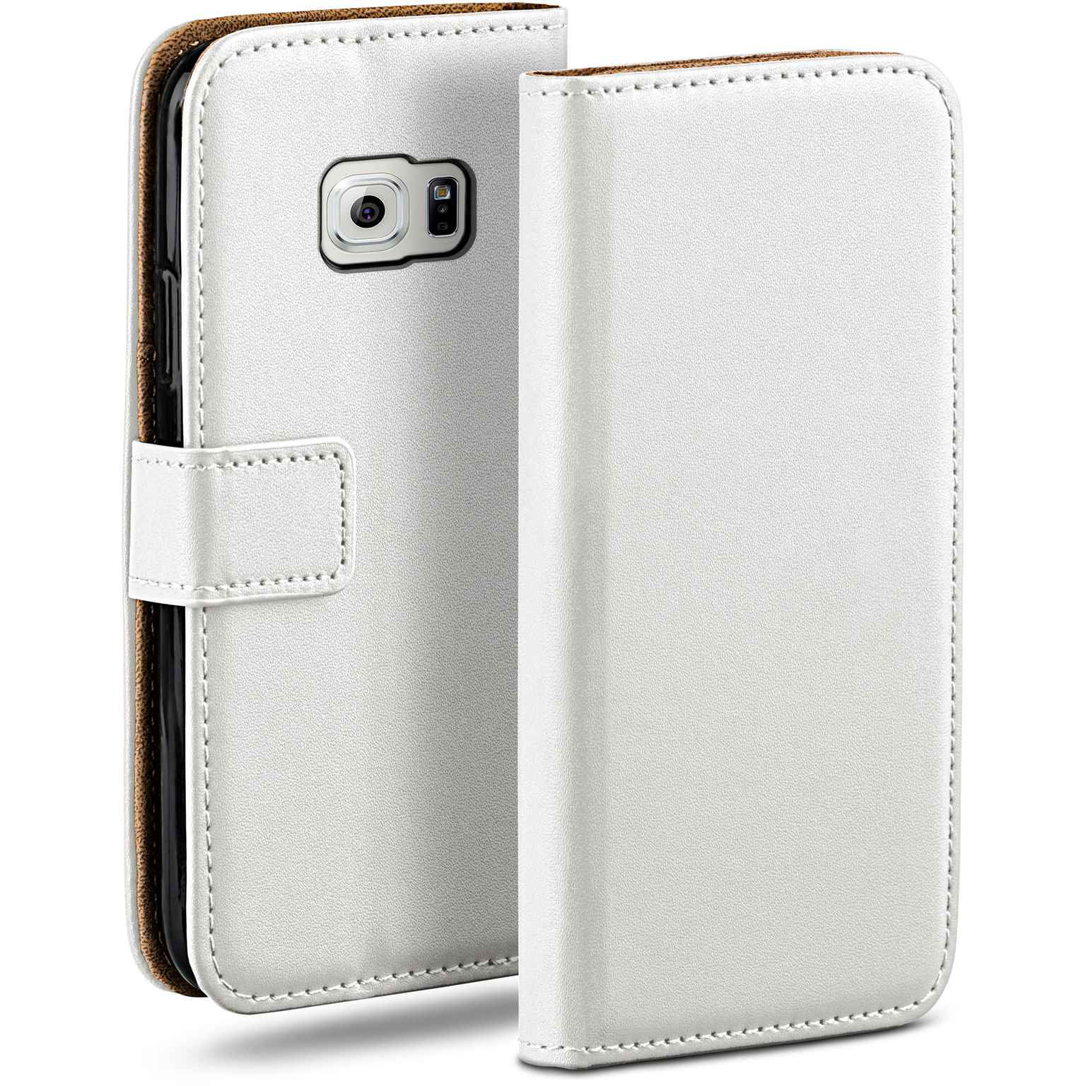 moex Book Case für Samsung Galaxy S6 Klapphülle mit Kartenfach – Weiteres Produktbild 1 moex Book Case für Samsung Galaxy S6 Klapphülle mit Kartenfach – Weiteres Produktbild 1