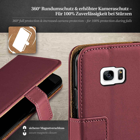 moex Book Case für Samsung Galaxy S7 Edge Klapphülle mit Kartenfach – Weiteres Produktbild 3 moex Book Case für Samsung Galaxy S7 Edge Klapphülle mit Kartenfach – Weiteres Produktbild 3