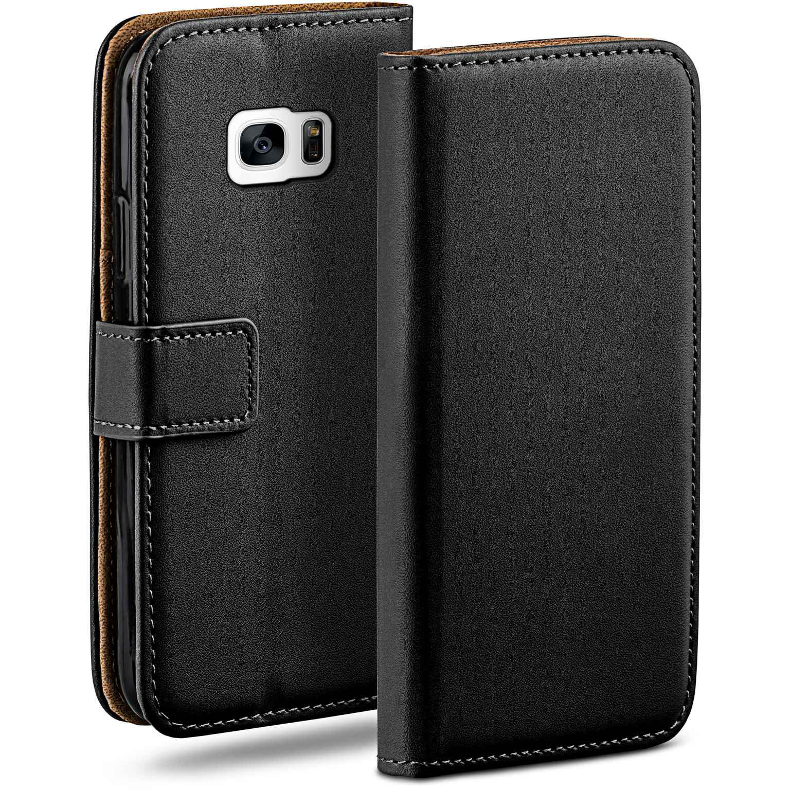 moex Book Case für Samsung Galaxy S7 Edge Klapphülle mit Kartenfach – undefined