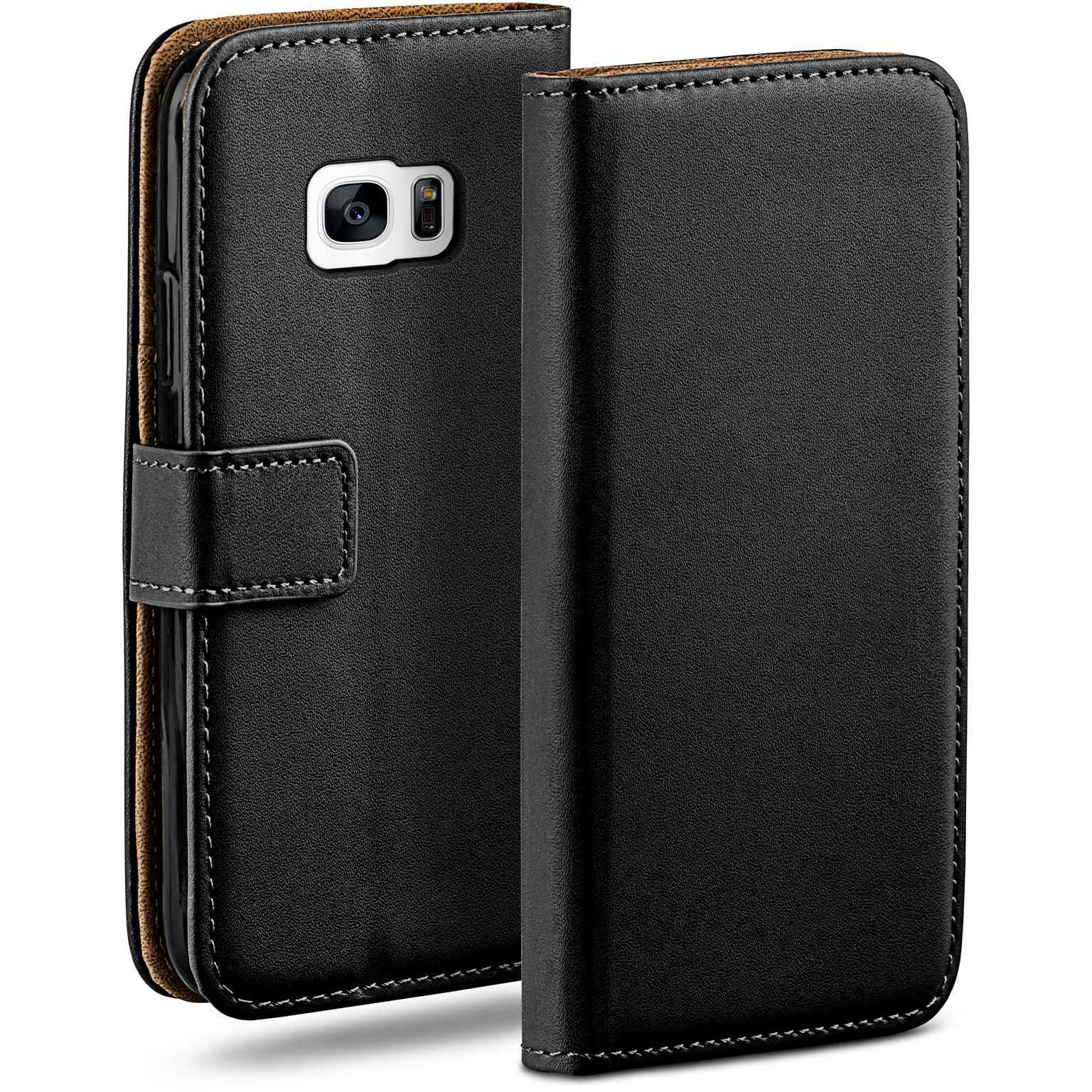 moex Book Case für Samsung Galaxy S7 Klapphülle mit Kartenfach – undefined