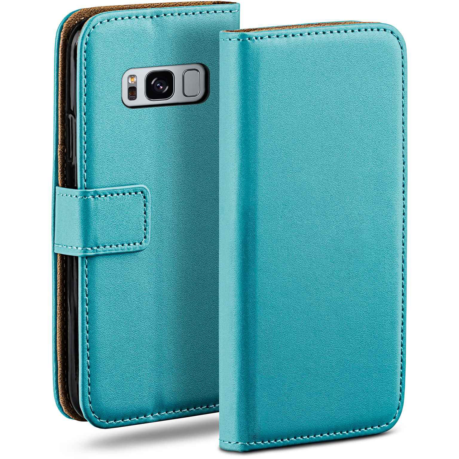 moex Book Case für Samsung Galaxy S8 Klapphülle mit Kartenfach Hauptbild