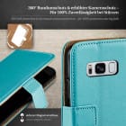 moex Book Case für Samsung Galaxy S8 Klapphülle mit Kartenfach – Produktbild 3