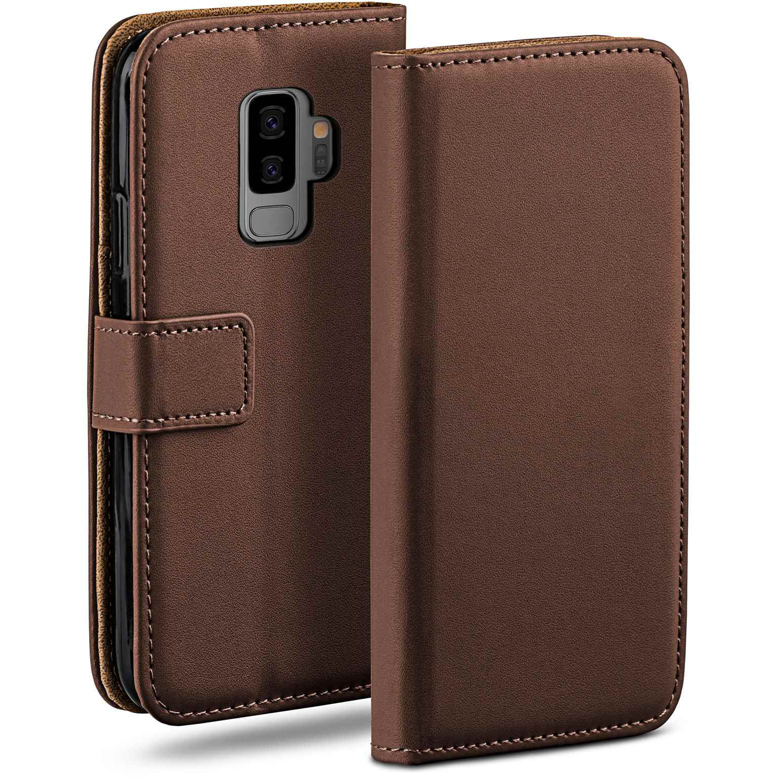 moex Book Case für Samsung Galaxy S9 Plus Klapphülle mit Kartenfach Hauptbild