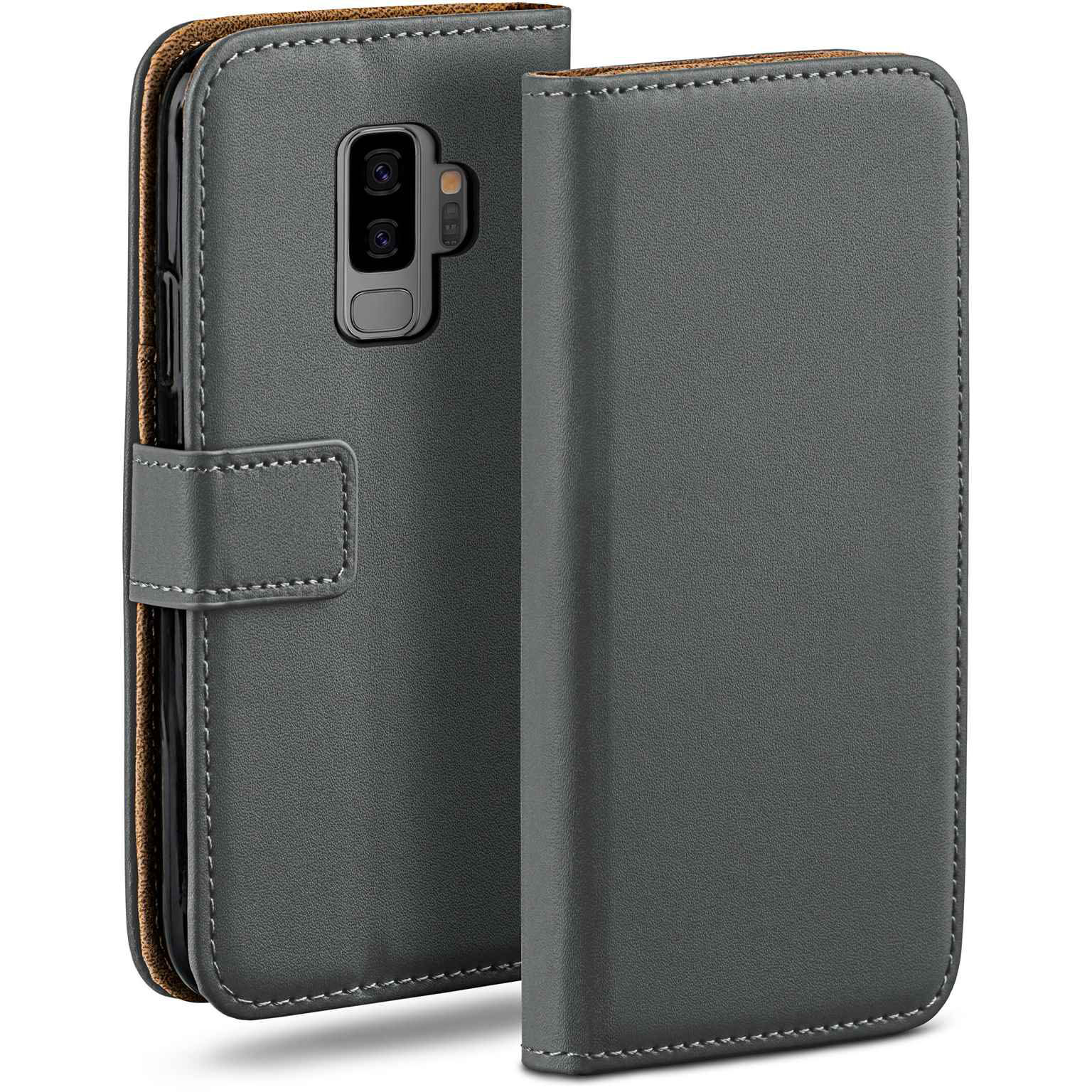 moex Book Case für Samsung Galaxy S9 Plus Klapphülle mit Kartenfach Hauptbild