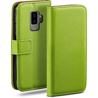 moex Book Case für Samsung Galaxy S9 Plus Klapphülle mit Kartenfach – Lime-Green moex Book Case für Samsung Galaxy S9 Plus Klapphülle mit Kartenfach – Lime-Green