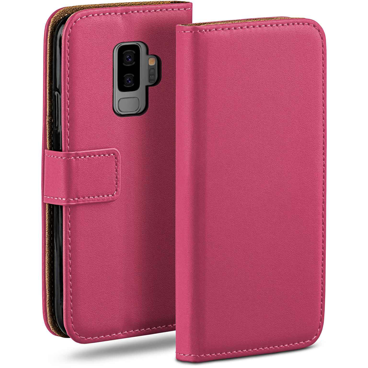 moex Book Case für Samsung Galaxy S9 Plus Klapphülle mit Kartenfach Hauptbild