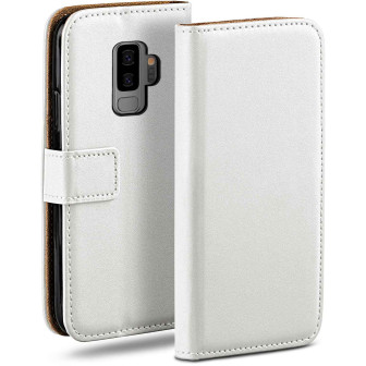 moex Book Case für Samsung Galaxy S9 Plus Klapphülle mit Kartenfach – Pearl-White moex Book Case für Samsung Galaxy S9 Plus Klapphülle mit Kartenfach – Pearl-White
