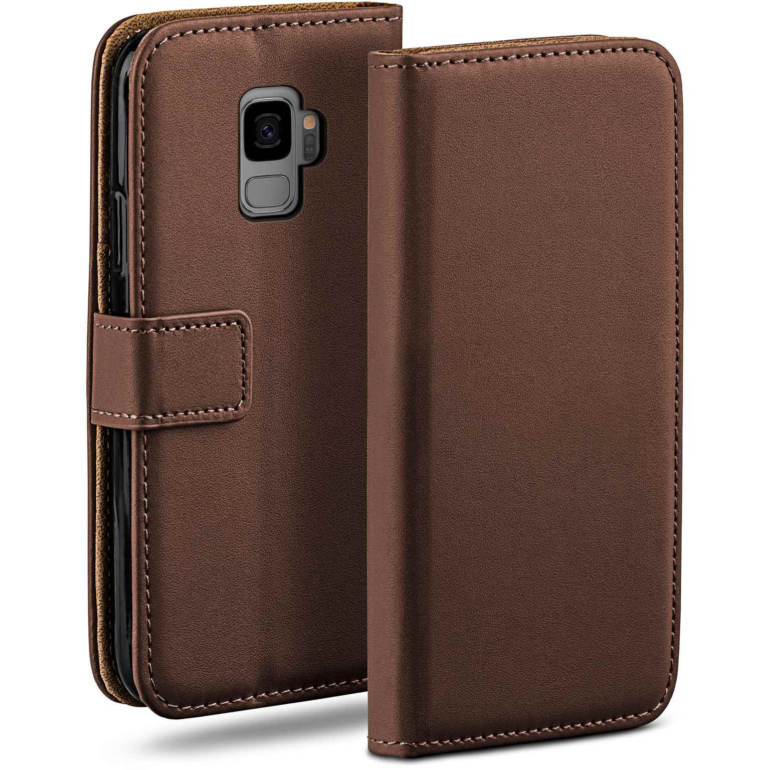 moex Book Case für Samsung Galaxy S9 Klapphülle mit Kartenfach – Weiteres Produktbild 1