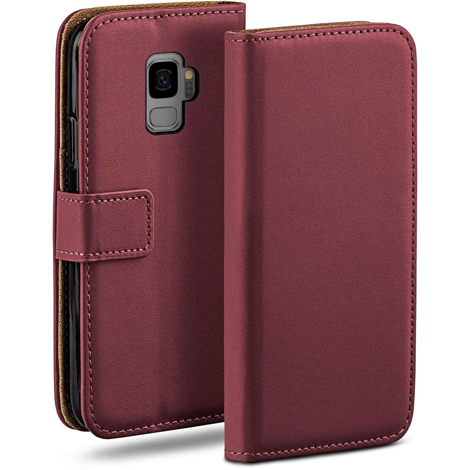 moex Book Case für Samsung Galaxy S9 Klapphülle mit Kartenfach – Weiteres Produktbild 1