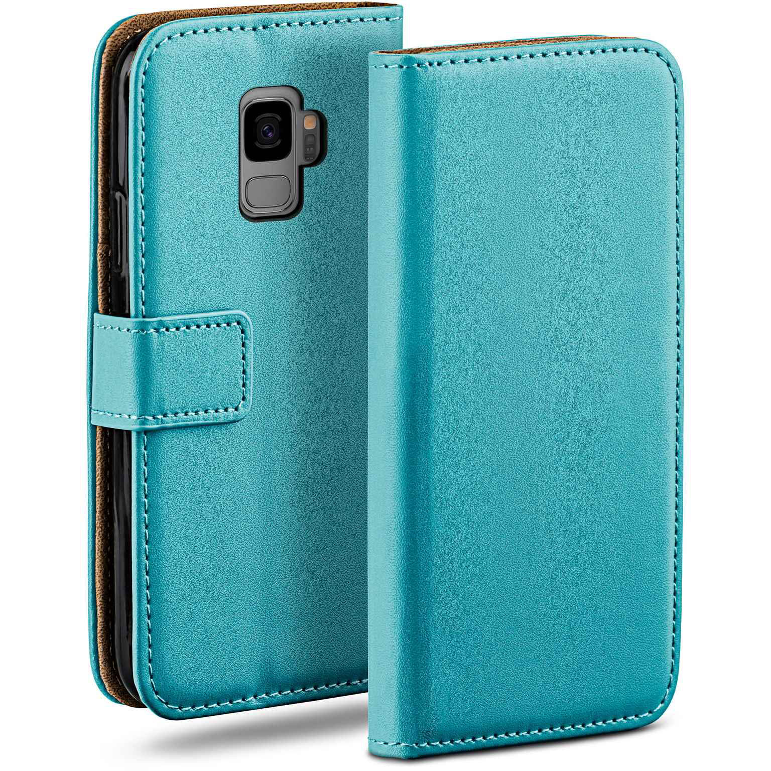 moex Book Case für Samsung Galaxy S9 Klapphülle mit Kartenfach – Weiteres Produktbild 1