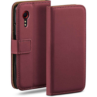 moex Book Case für Samsung Galaxy XCover 5 Klapphülle mit Kartenfach – Maroon-Red moex Book Case für Samsung Galaxy XCover 5 Klapphülle mit Kartenfach – Maroon-Red