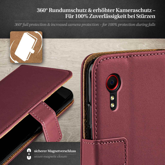 moex Book Case für Samsung Galaxy XCover 5 Klapphülle mit Kartenfach – Weiteres Produktbild 3
