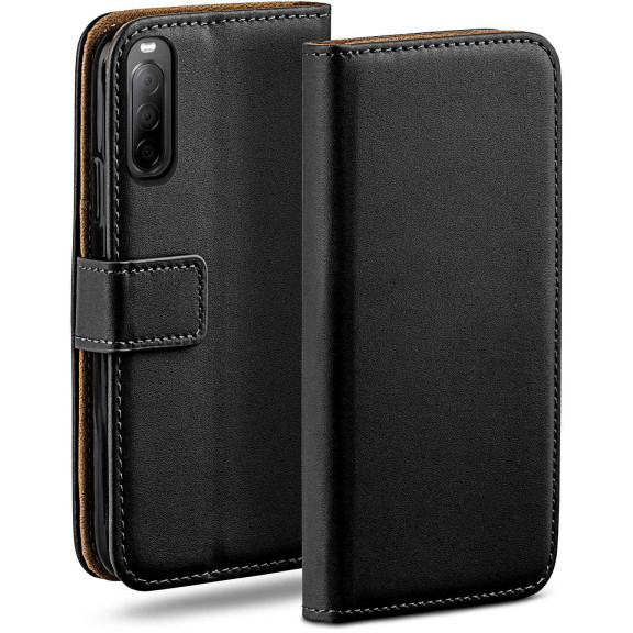 moex Book Case für Sony Xperia 10 II Klapphülle mit Kartenfach – Weiteres Produktbild 1