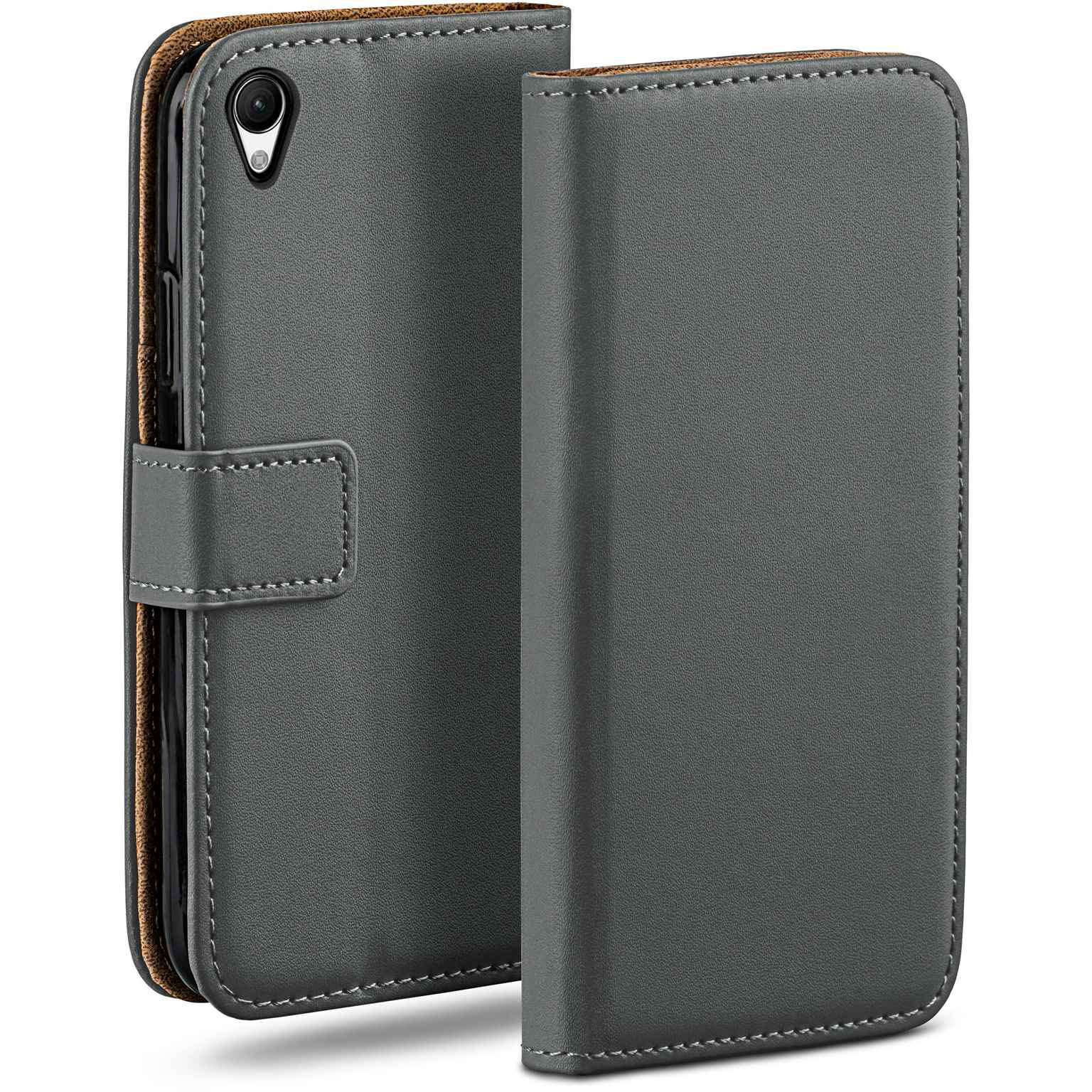 moex Book Case für Sony Xperia M4 Aqua Klapphülle mit Kartenfach – Weiteres Produktbild 1 moex Book Case für Sony Xperia M4 Aqua Klapphülle mit Kartenfach – Weiteres Produktbild 1
