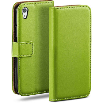moex Book Case für Sony Xperia XA1 Klapphülle mit Kartenfach – Lime-Green moex Book Case für Sony Xperia XA1 Klapphülle mit Kartenfach – Lime-Green