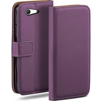 moex Book Case für Sony Xperia Z3 Compact Klapphülle mit Kartenfach – Indigo-Violet moex Book Case für Sony Xperia Z3 Compact Klapphülle mit Kartenfach – Indigo-Violet