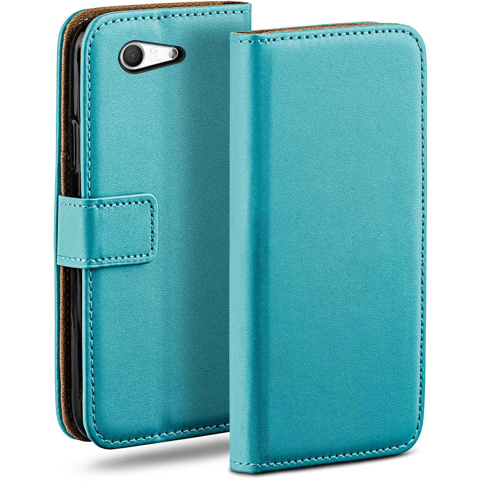 moex Book Case für Sony Xperia Z3 Compact Klapphülle mit Kartenfach – Weiteres Produktbild 1 moex Book Case für Sony Xperia Z3 Compact Klapphülle mit Kartenfach – Weiteres Produktbild 1