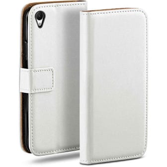 moex Book Case für Sony Xperia Z3 Klapphülle mit Kartenfach – Pearl-White moex Book Case für Sony Xperia Z3 Klapphülle mit Kartenfach – Pearl-White