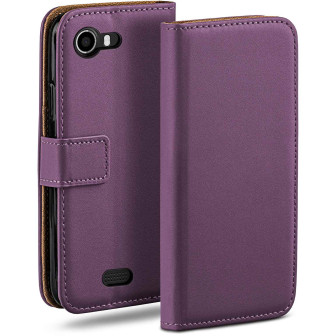 moex moex Book Case für Wiko Lenny Klapphülle mit Kartenfach – Indigo-Violet