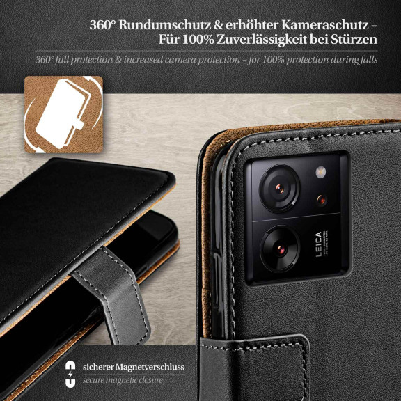 moex Book Case für Xiaomi 13T Pro Klapphülle mit Kartenfach – Weiteres Produktbild 3