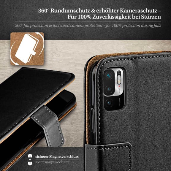 moex Book Case für Poco M3 Pro 5G Klapphülle mit Kartenfach – Weiteres Produktbild 3 moex Book Case für Poco M3 Pro 5G Klapphülle mit Kartenfach – Weiteres Produktbild 3