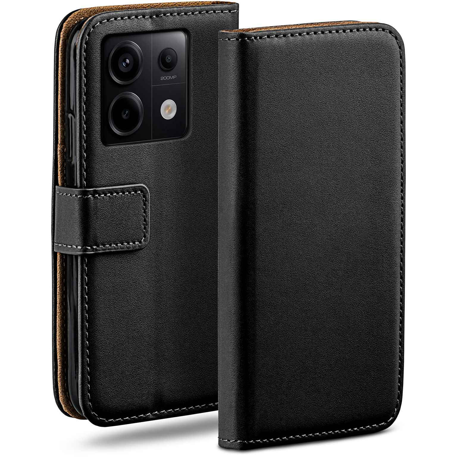 moex Book Case für Redmi Note 13 Pro 5G Klapphülle mit Kartenfach – undefined