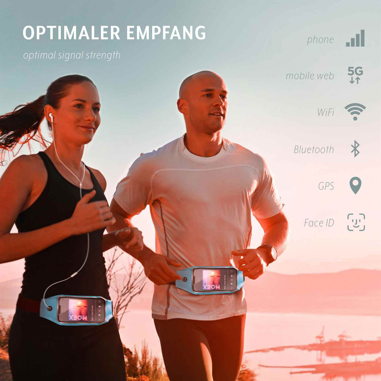 moex Breeze Bag Doro 8100 Lauftasche Handy – Weiteres Produktbild 3