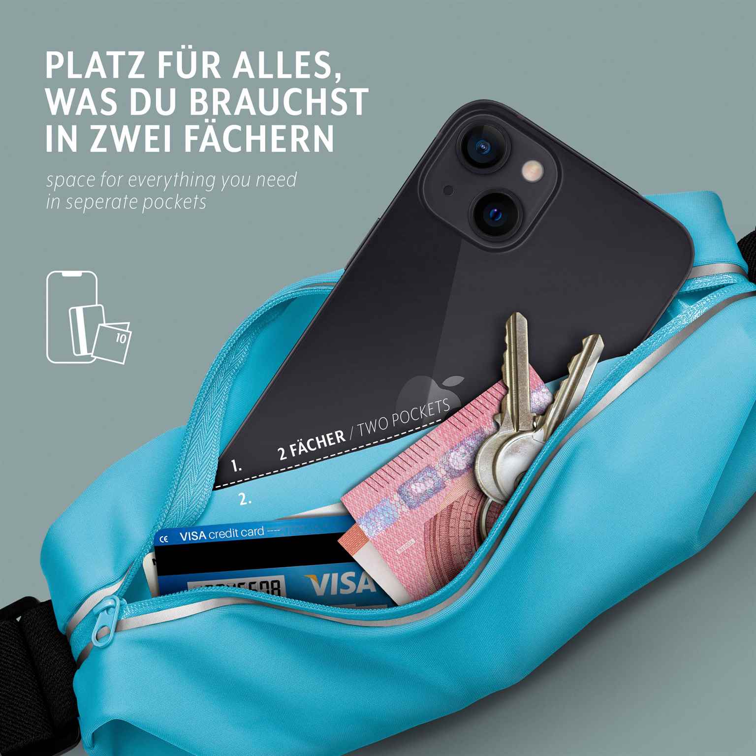 moex Breeze Bag Honor 200 Lite Lauftasche Handy – Weiteres Produktbild 2