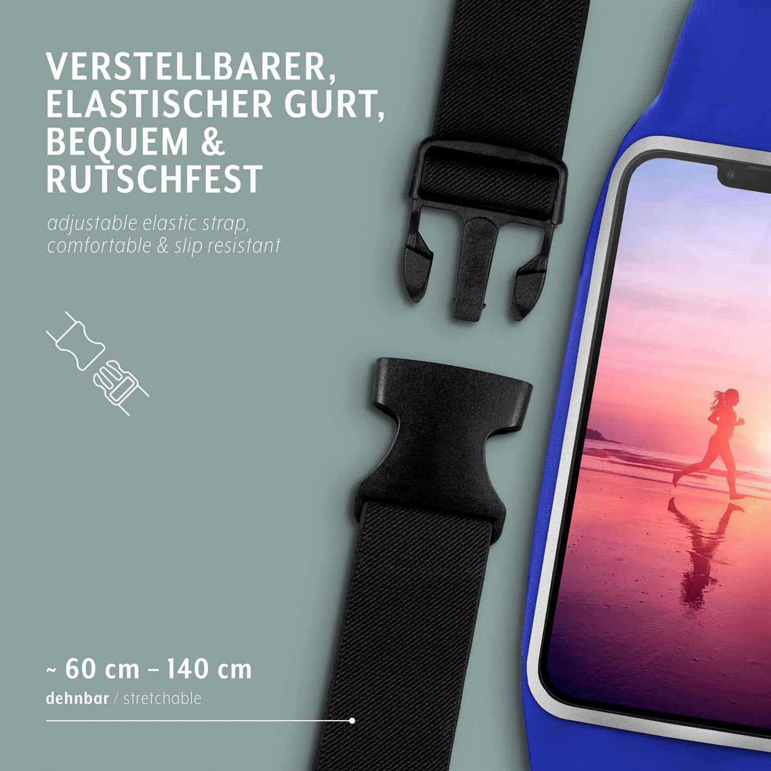 moex Breeze Bag Huawei P60 Pro Lauftasche Handy – Weiteres Produktbild 5