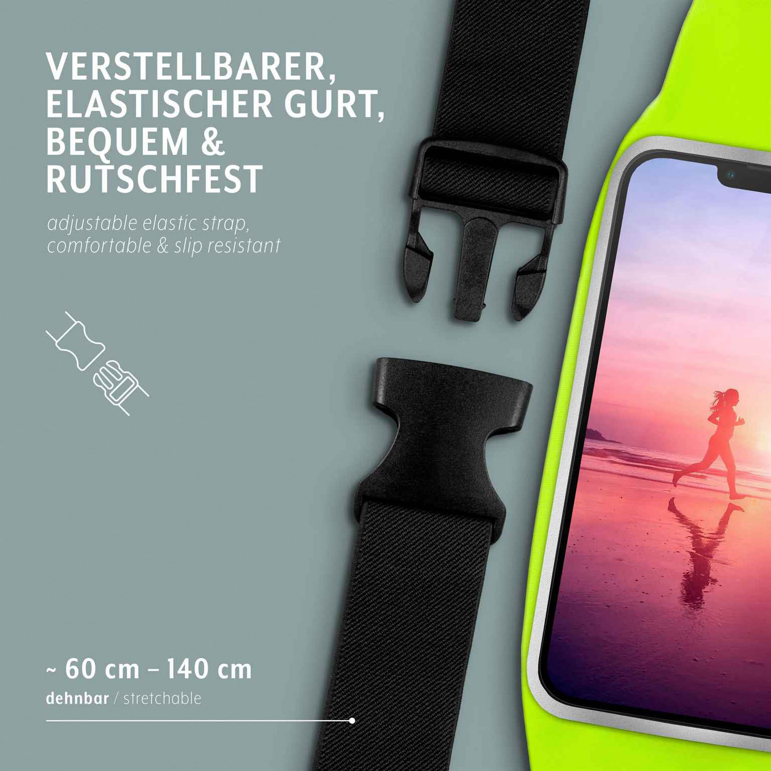 moex Breeze Bag Huawei P60 Pro Lauftasche Handy – Weiteres Produktbild 5