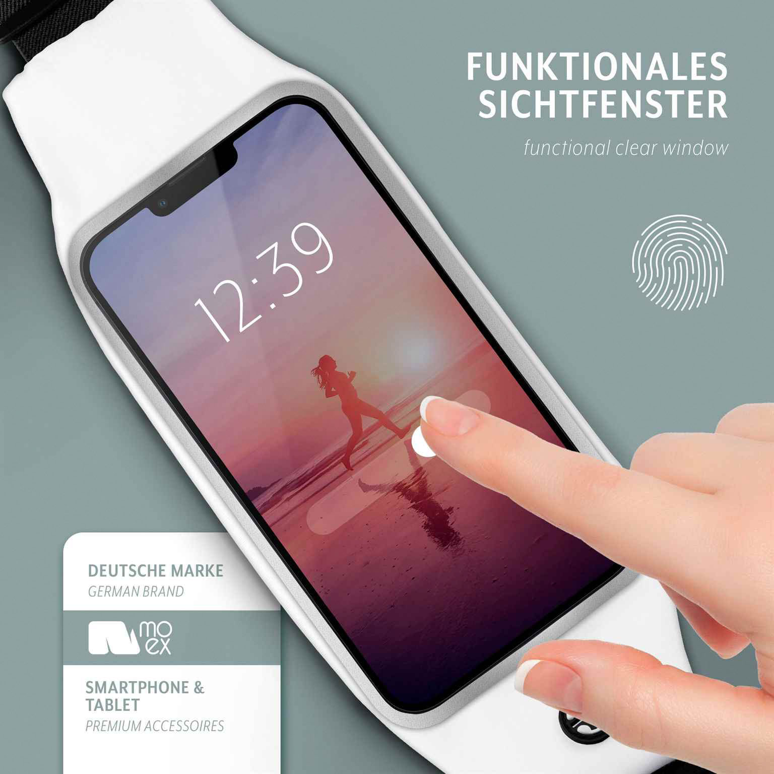 moex Breeze Bag Huawei P60 Pro Lauftasche Handy – Weiteres Produktbild 1