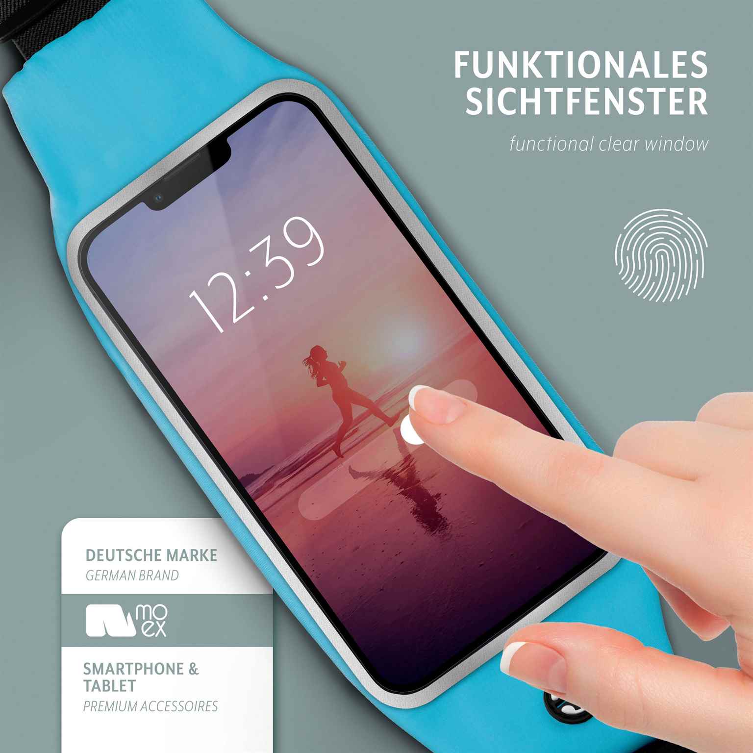 moex Breeze Bag Motorola Edge 50 Fusion Lauftasche Handy – Weiteres Produktbild 1