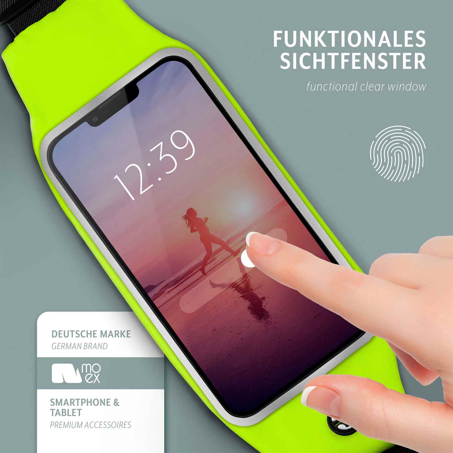 moex Breeze Bag Motorola Edge 50 Fusion Lauftasche Handy – Weiteres Produktbild 1