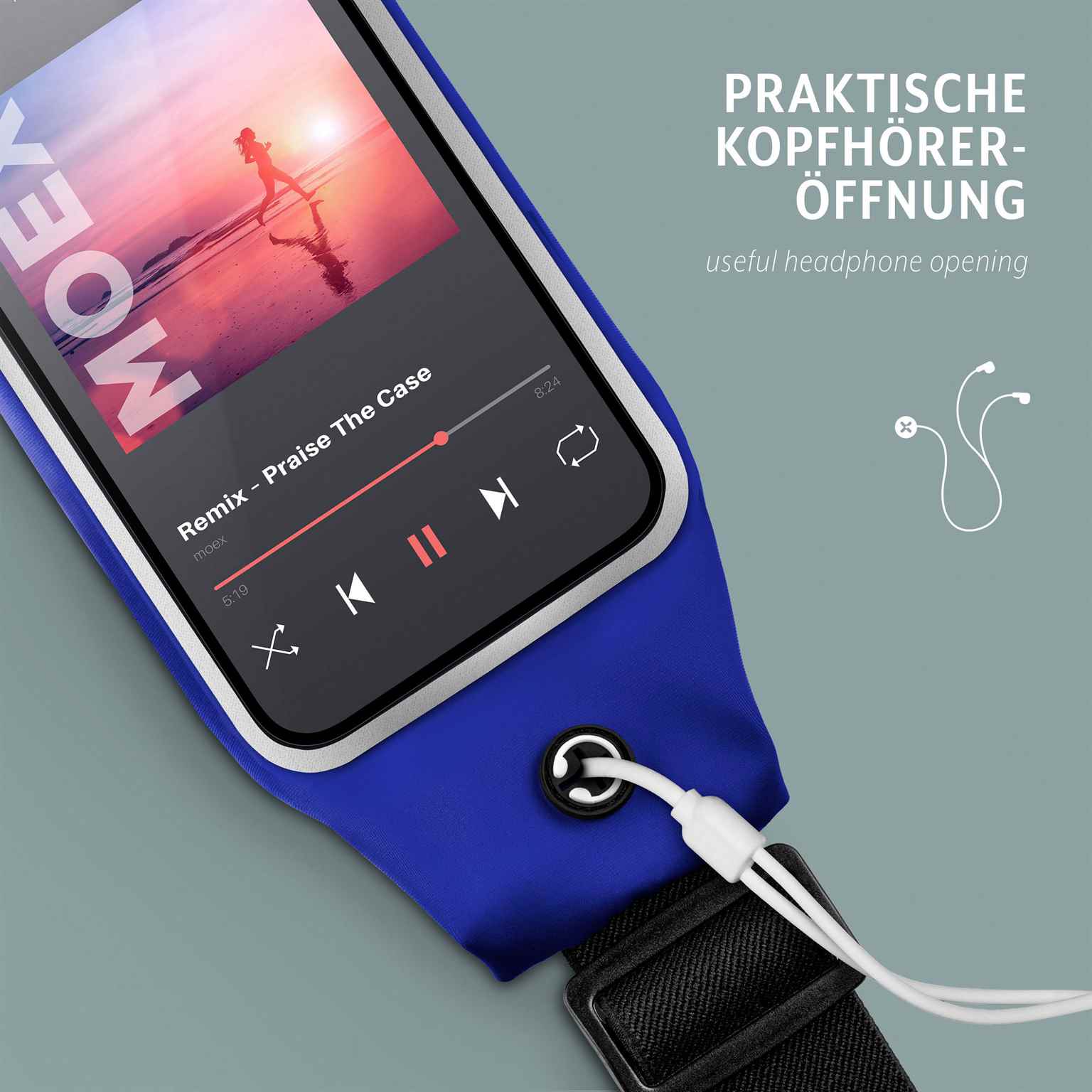 moex Breeze Bag Realme 12 Pro 5G Lauftasche Handy – Weiteres Produktbild 4