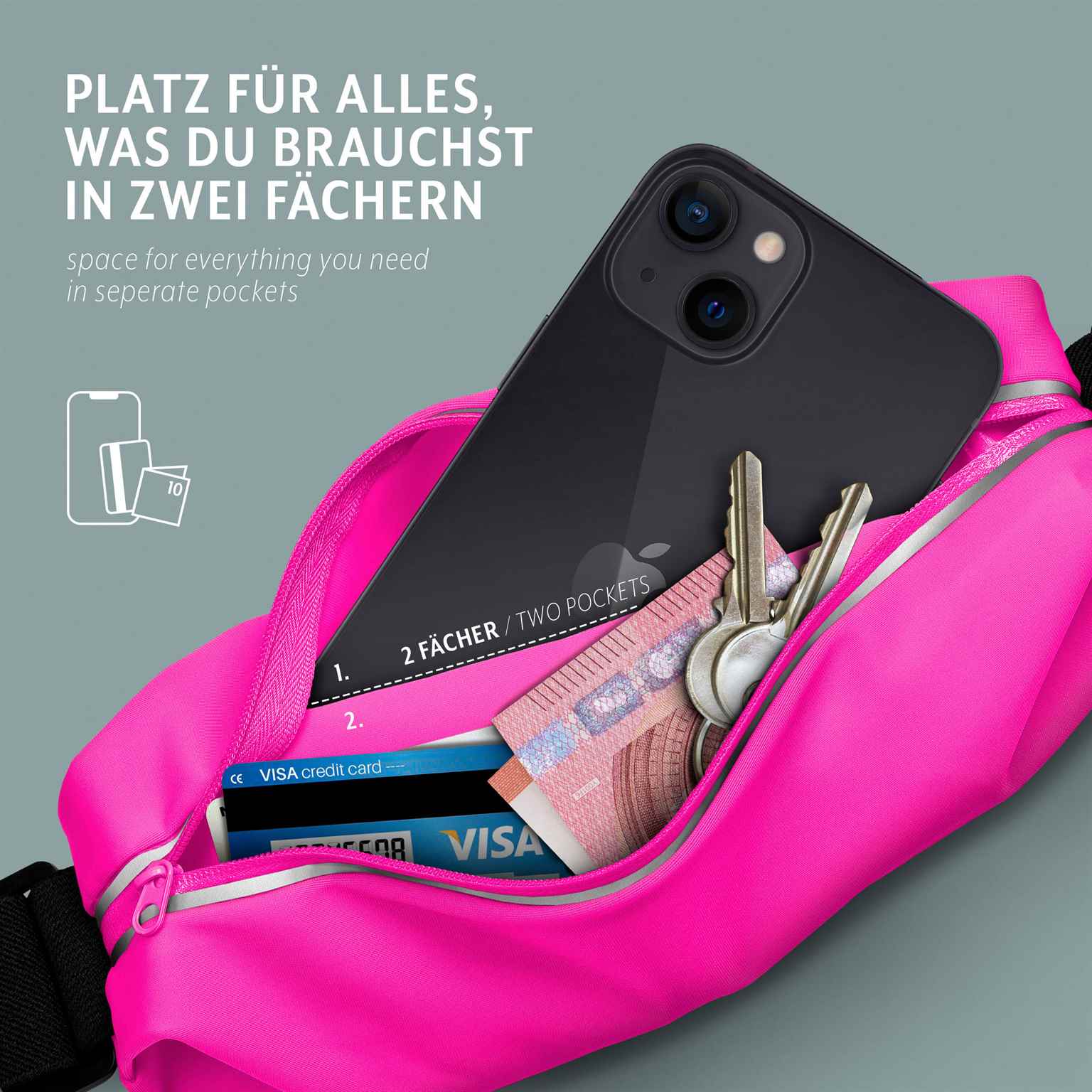 moex Breeze Bag Realme 12 Pro 5G Lauftasche Handy – Weiteres Produktbild 2