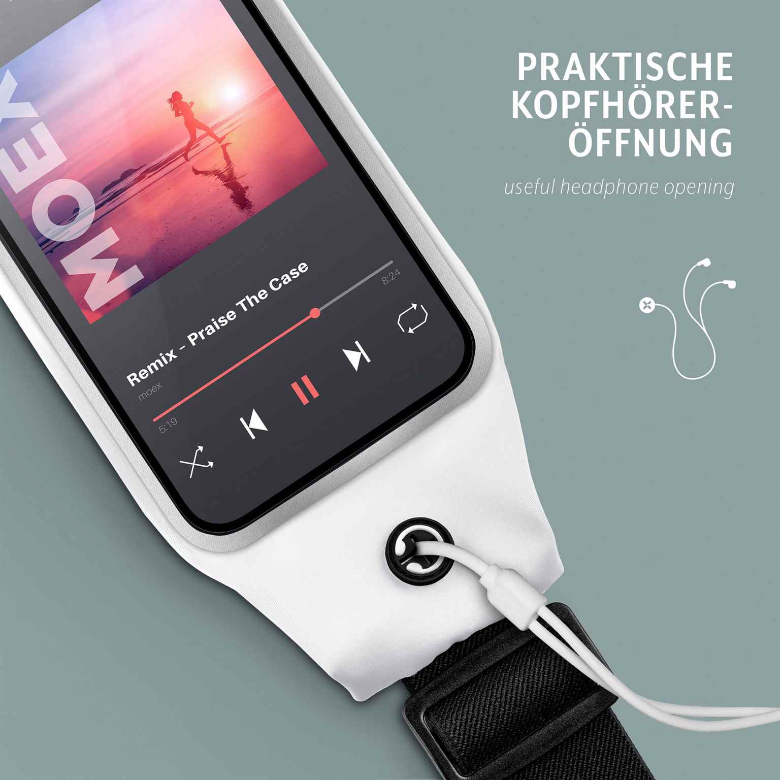 moex Breeze Bag Realme 12 Pro 5G Lauftasche Handy – Weiteres Produktbild 4