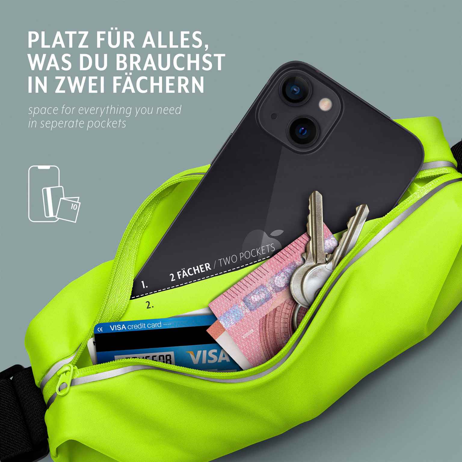 moex Breeze Bag Realme 8 Lauftasche Handy – Weiteres Produktbild 2