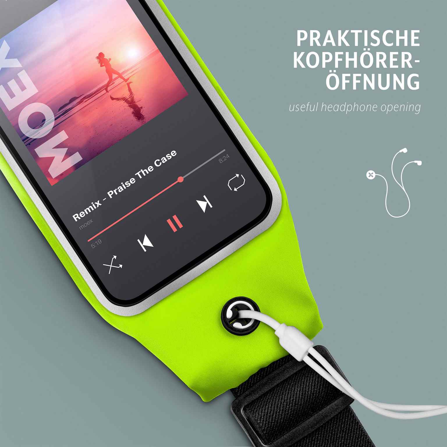 moex Breeze Bag Realme 8 Lauftasche Handy – Weiteres Produktbild 4