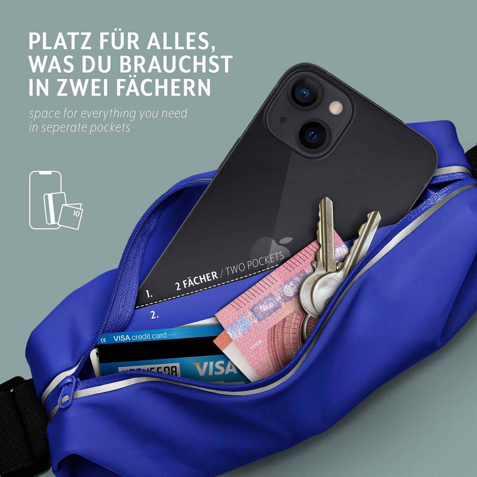 moex Breeze Bag Realme 8 Pro Lauftasche Handy – Weiteres Produktbild 2