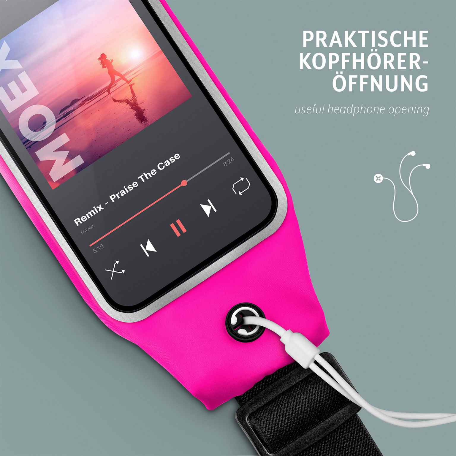 moex Breeze Bag Xiaomi Mi 9 Explorer Lauftasche Handy – Weiteres Produktbild 4