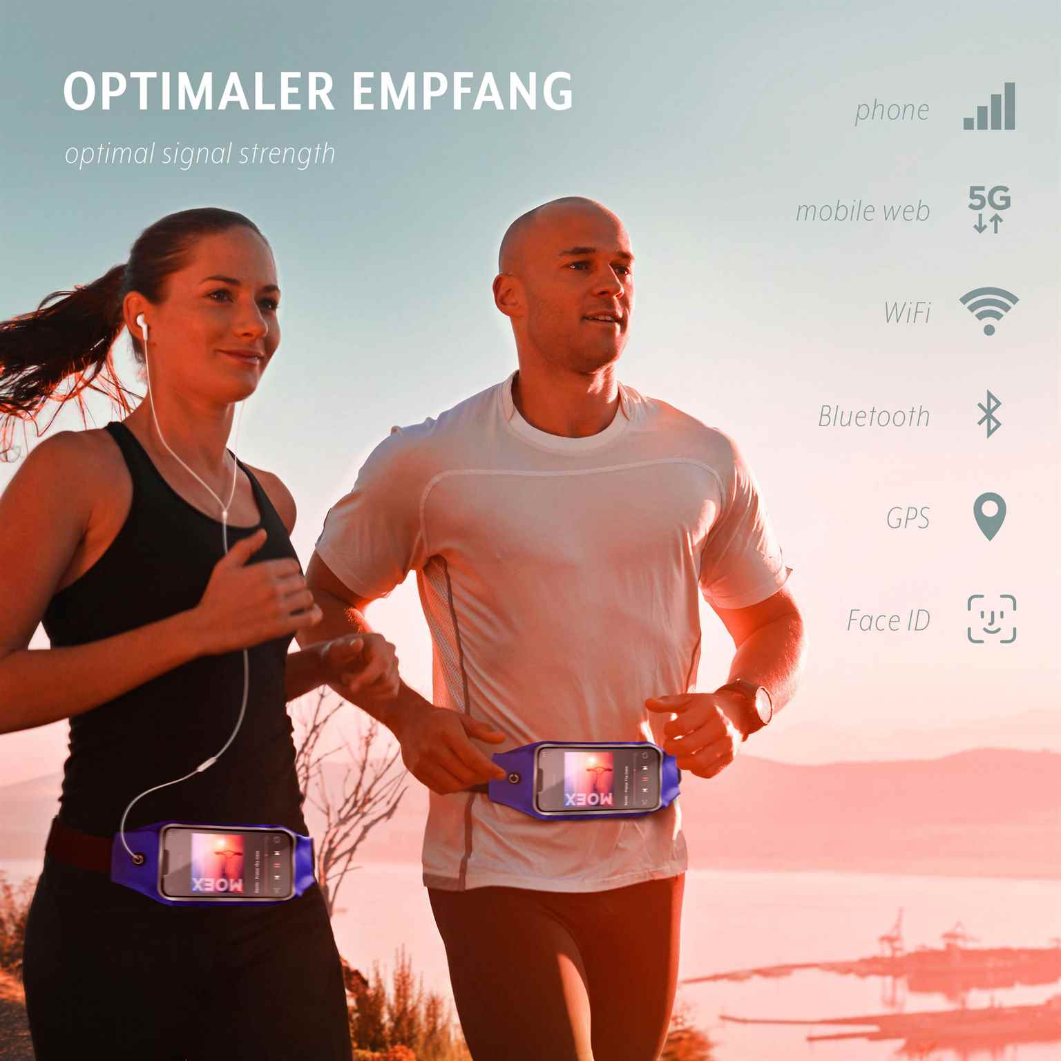 moex Breeze Bag Poco X6 Pro Lauftasche Handy – Weiteres Produktbild 3