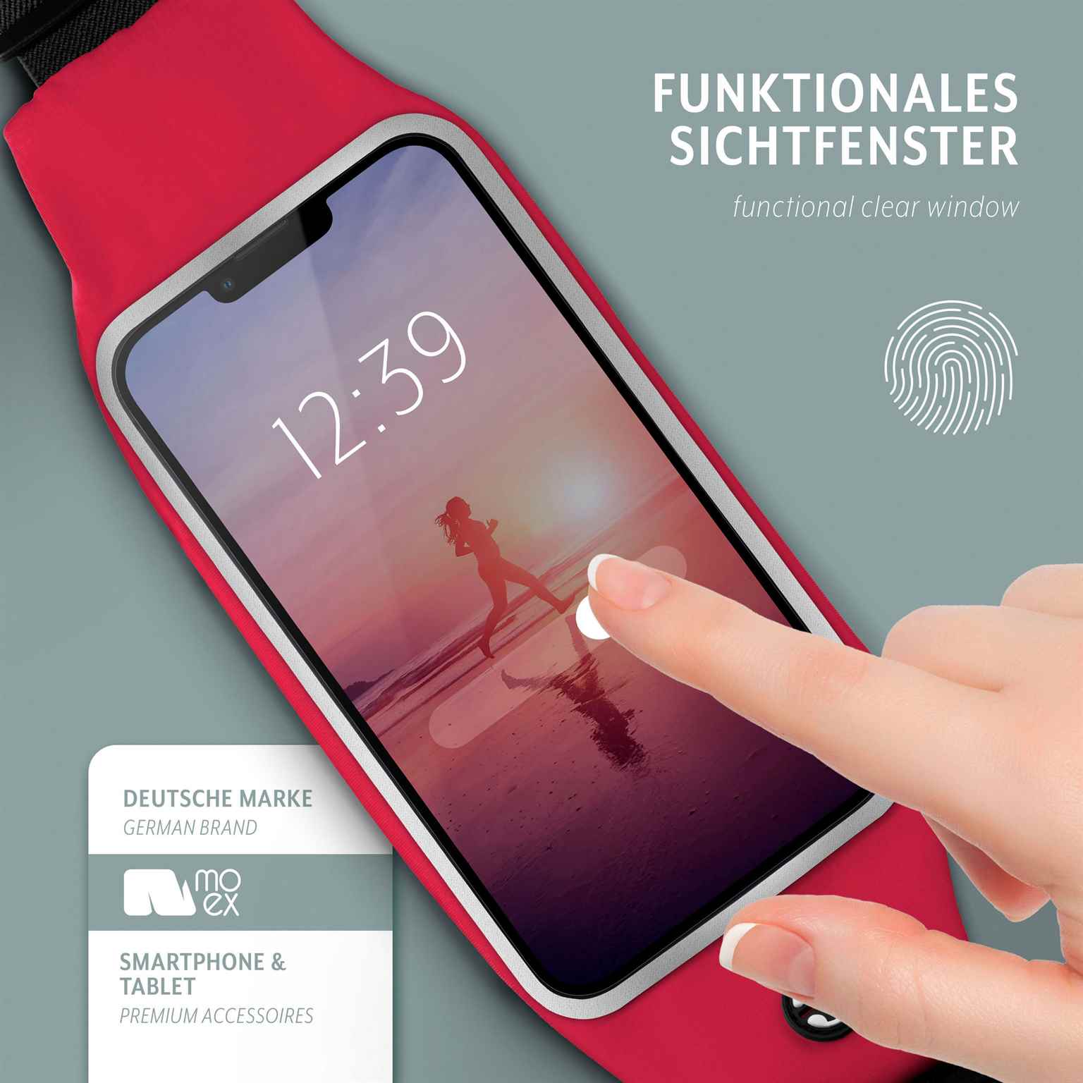 moex Breeze Bag Motorola Moto G85 5G Lauftasche Handy – Weiteres Produktbild 1