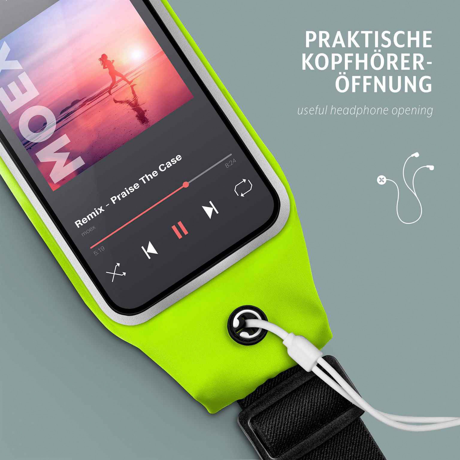 moex Breeze Bag Samsung Galaxy A54 5G Lauftasche Handy – Weiteres Produktbild 5