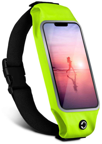 moex moex Breeze Bag Samsung Galaxy S24 Lauftasche Handy – Neon